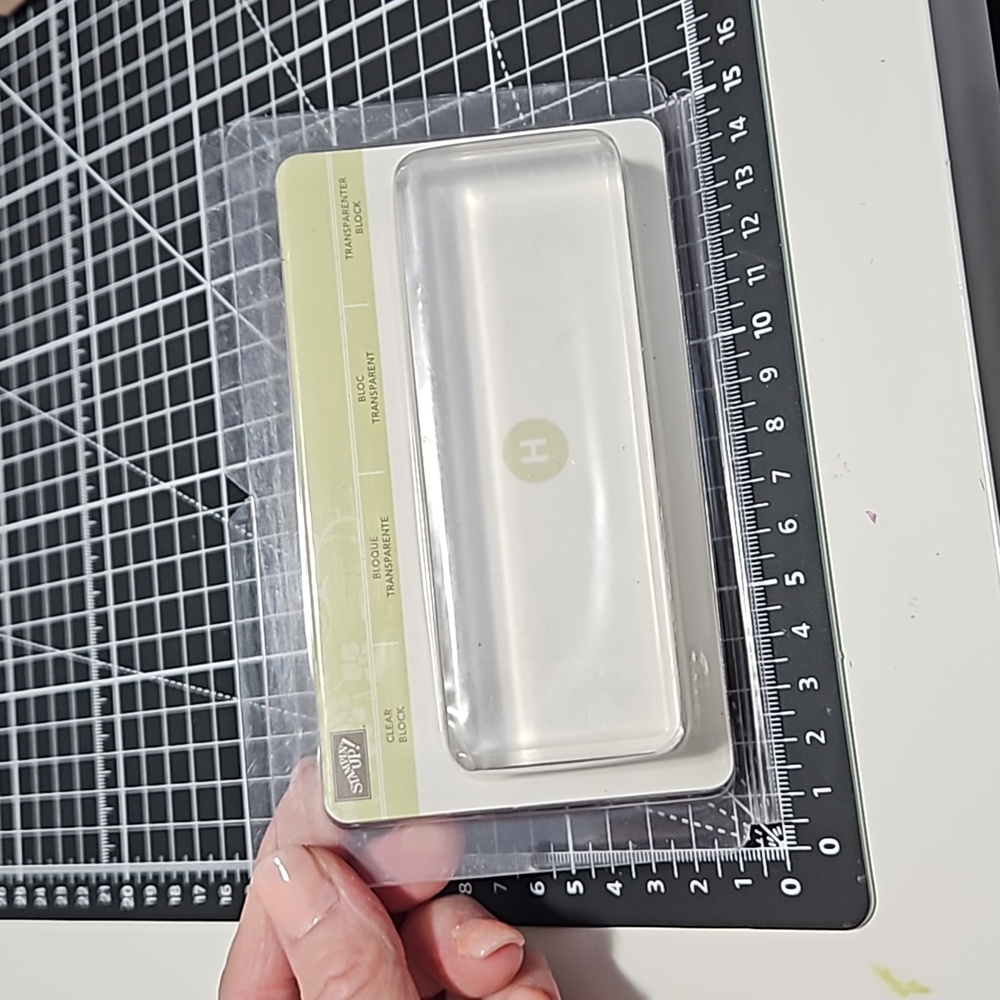 Acrylic block Stampin Up